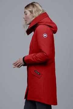 Chamarras Canada Goose Mujer Outlet - Rossclair Abrigos Rojos Oscuro XG9541760